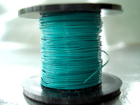 25 Metres 0.5mm 3005 Opaque Green Coloured Copper Craft Wire