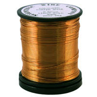 500g 0.6mm AMBER Colour Enamelled Copper Wire