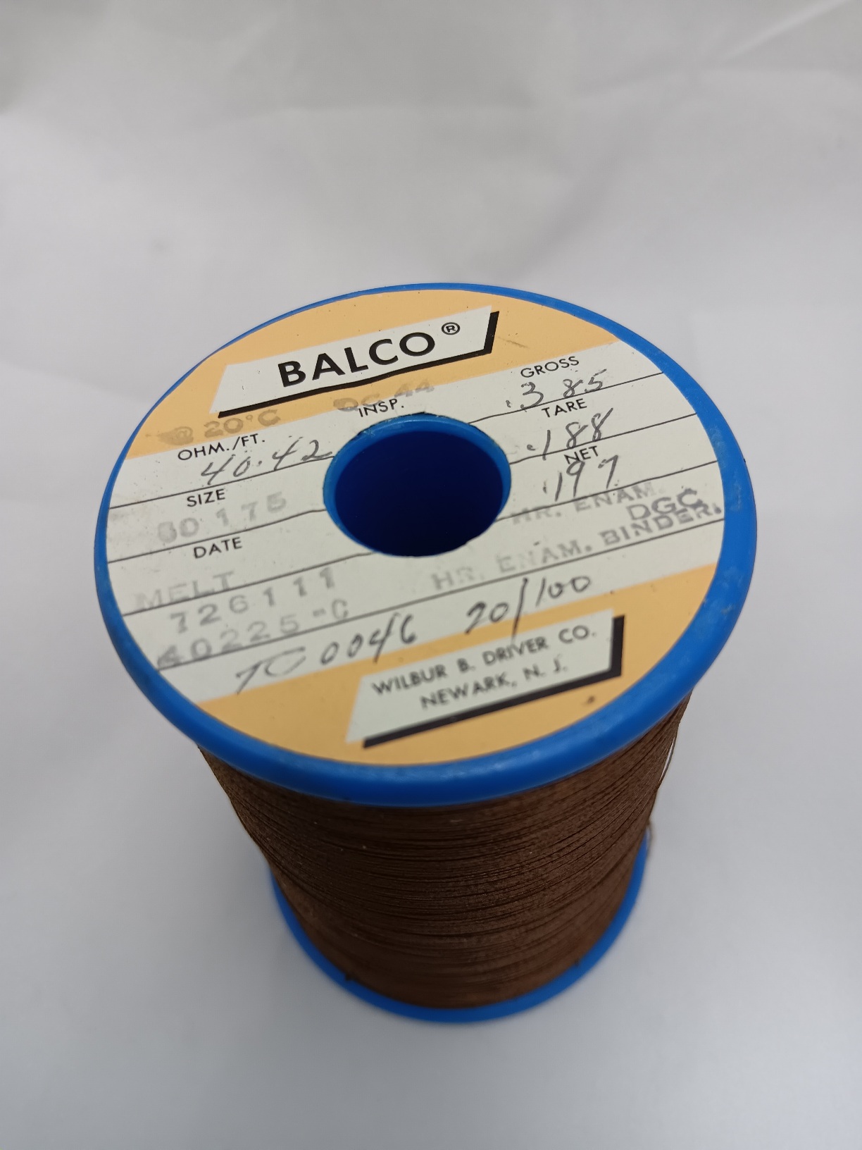 10m 0.044mm Double Glass Covered BALCO Wire