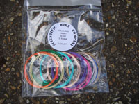 10 X 1 Metre Coils 0.5mm Coloured Copper Wire