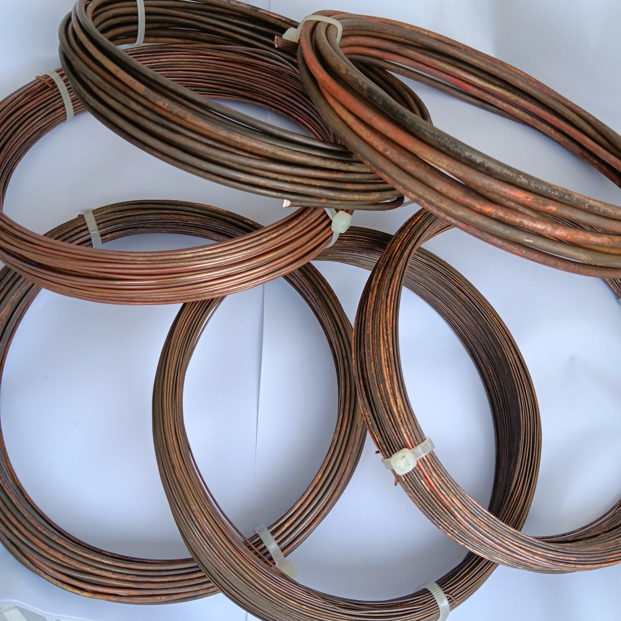 0.8mm SOFT PATINATED/OXIDIZED COPPER WIRE 500grams