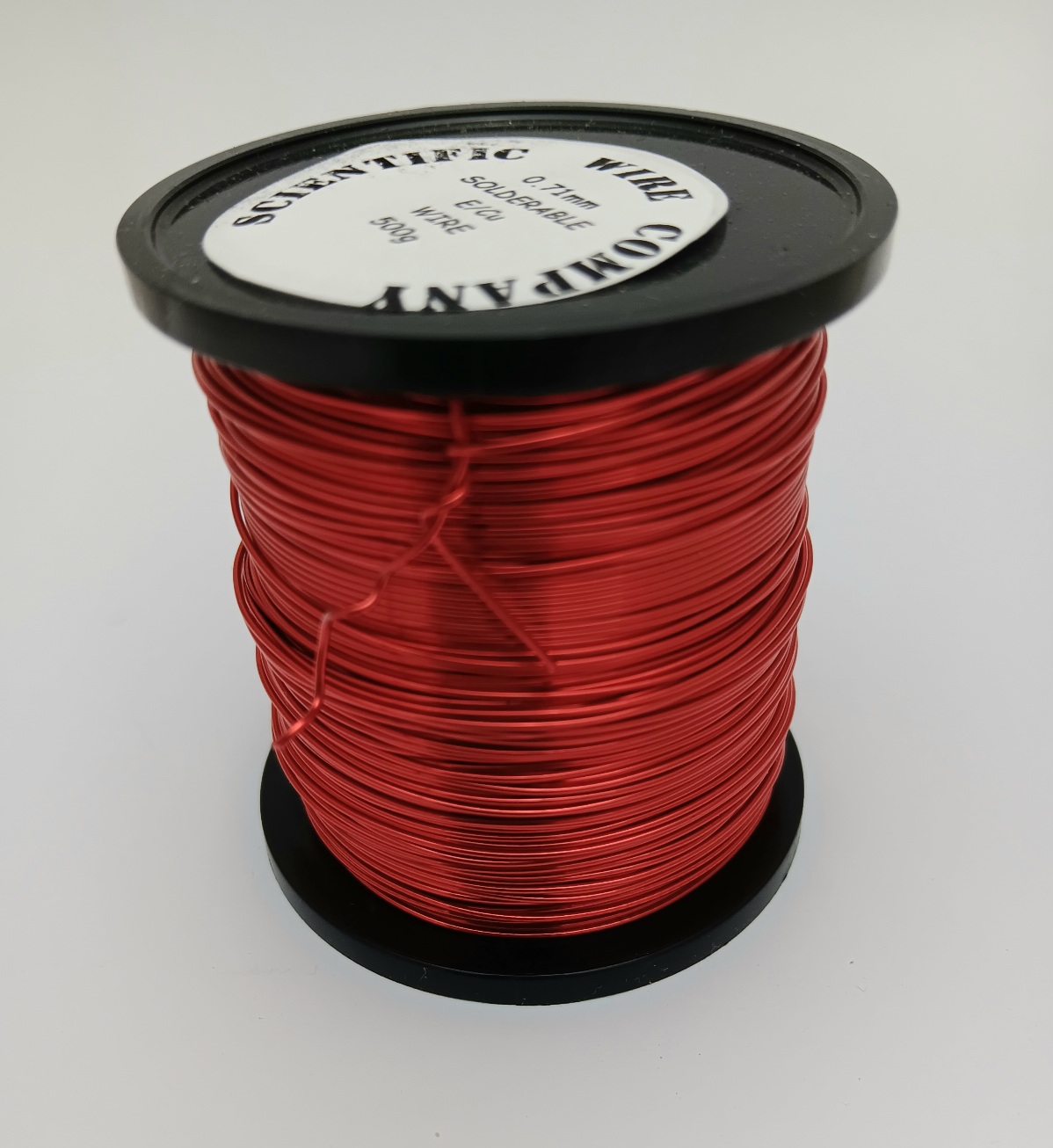 500g 0.63mm RED Coloured Enamelled Copper Wire
