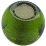 6mm Silver Lined Crystal OLIVE Bead 40 x