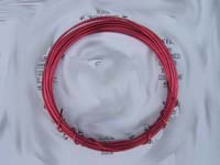 4 Metre Coil 1mm ROSE PINK Coloured Copper Wire