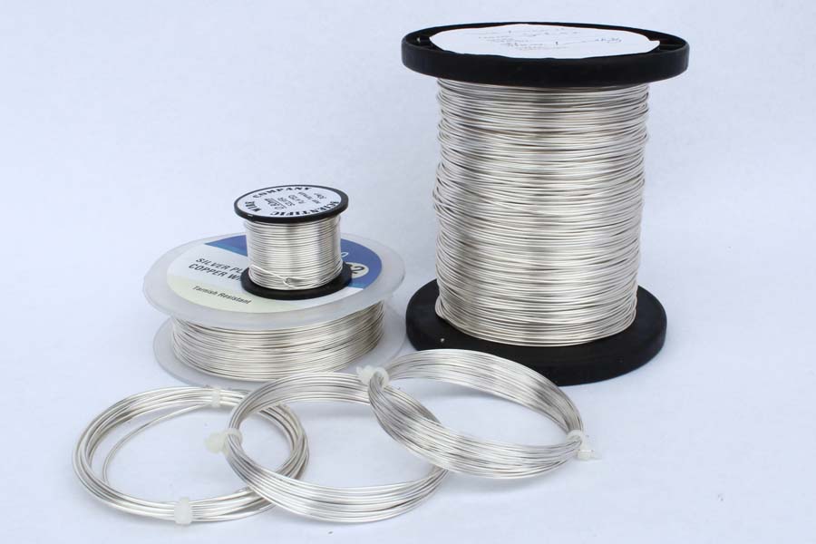 1kg 0.6mm Soft Silver Plated Copper Wire TARNISH RESISTANT