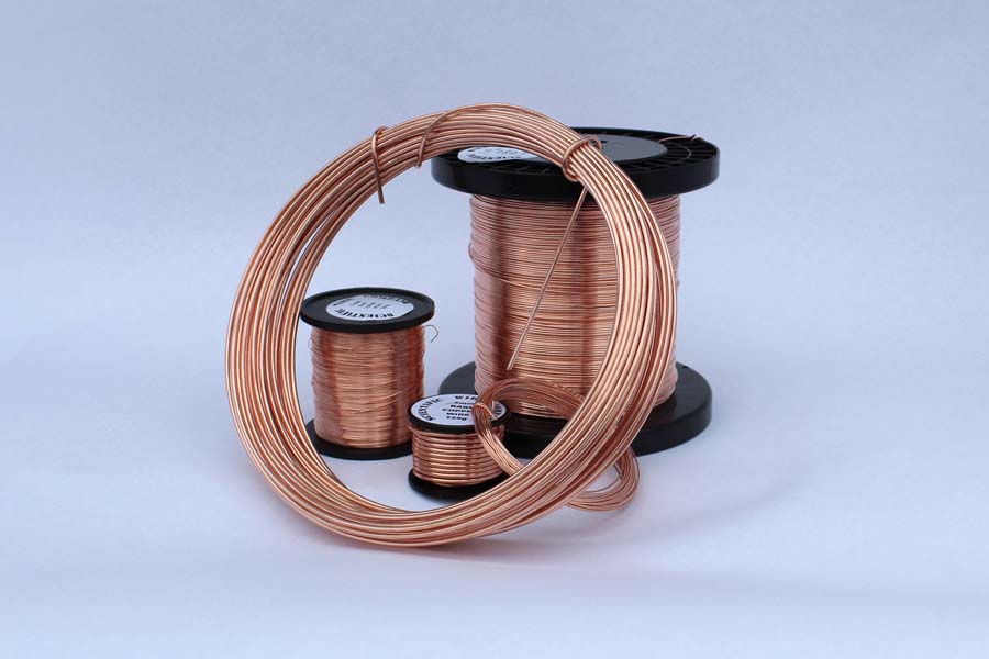 1kg 3.25mm Bare Copper Wire (approx 14 Metres)