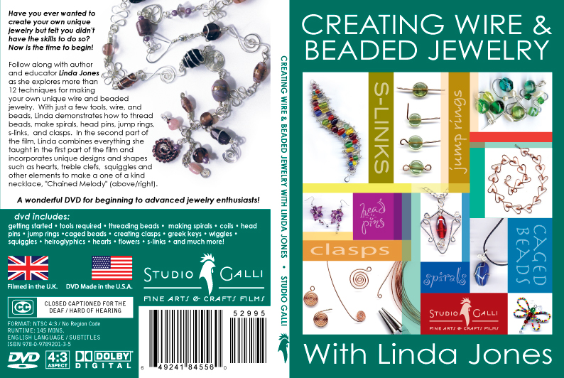 Creating Wire & Beaded Jewelry ## DVD ##: with Linda Jones