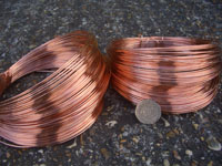 120 Metres 0.8mm Copper Plated Steel Wire 500g