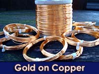 wires.co.uk : Gold Plated Copper Wire