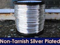 TARNISH resistant SILVER PLATED COPPER WIRE