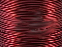 700 Metres 0.1mm 3003 Vivid Red Coloured Copper Wire