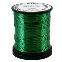 35g 0.315mm 3004 Vivid Green Coloured Copper Wire