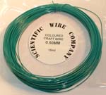 15 Metre Coil 0.5mm 3005 Opaque Green Copper Craft Wire