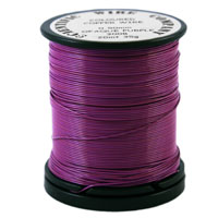 35g 0.2mm 3008 Opaque Purple Coloured Copper Wire