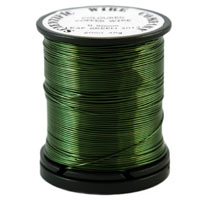 35g 0.9mm 3014 Leaf Green Coloured Copper Wire