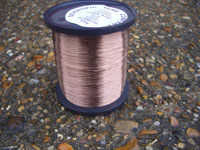 500g 0.2mm 3113 light Gunmetal Coloured Copper Wire