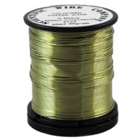 35g 0.2mm 3123 Supa Green Chartreuse Coloured Copper Wire