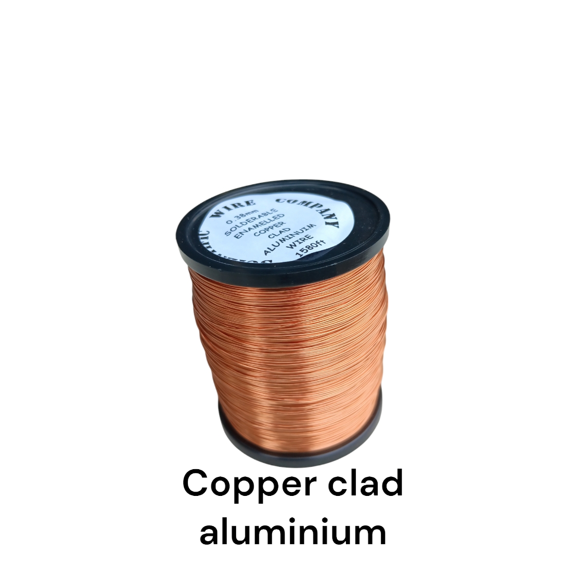 1560ft 0.38mm Enamelled Copper CLAD ALUMINIUM