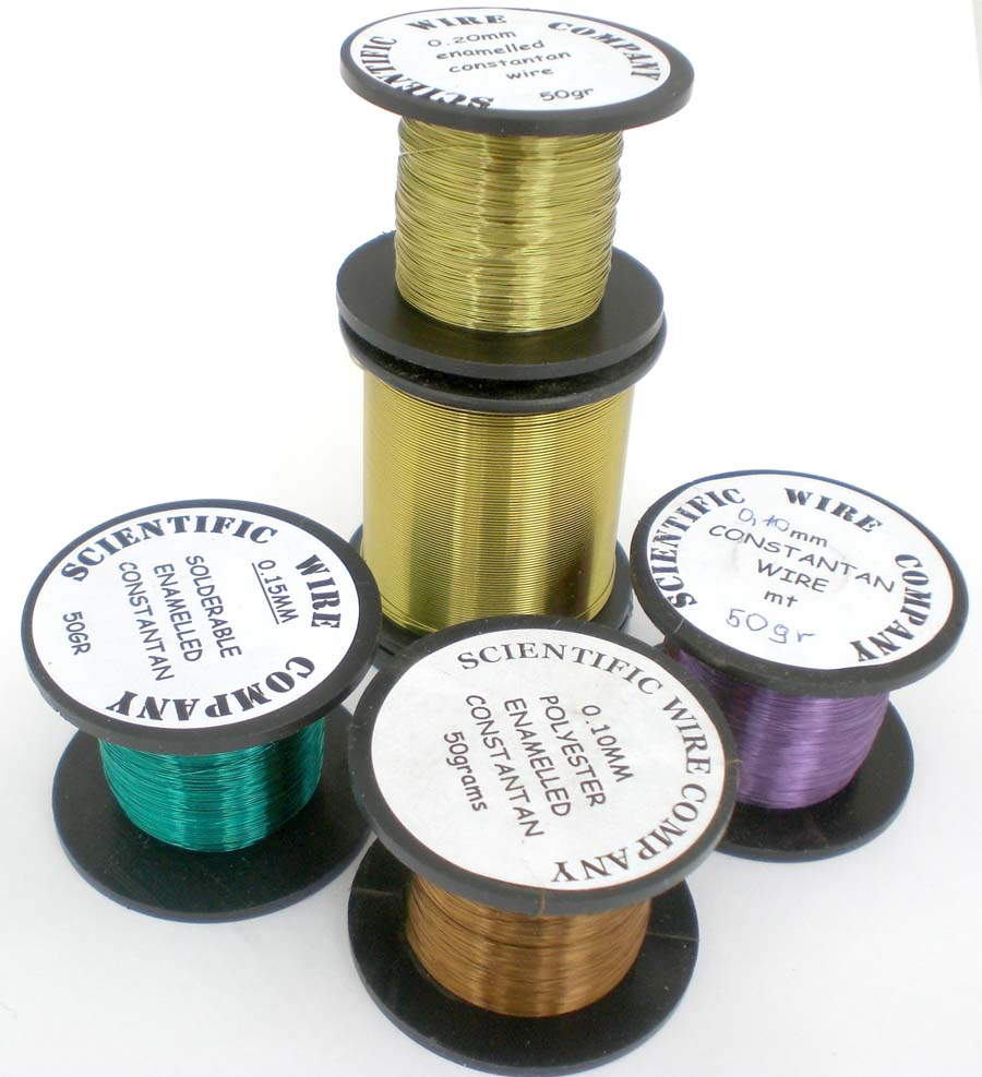 10 Metres 0.04mm Enamelled Constantan Wire