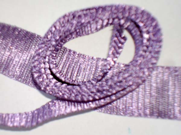 1 Metre 20mm Wide Ultra Fine LILAC Coloured Knitted Copper