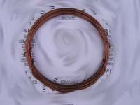 4 Metre Coil 1mm LIGHT BROWN Coloured Copper Wire