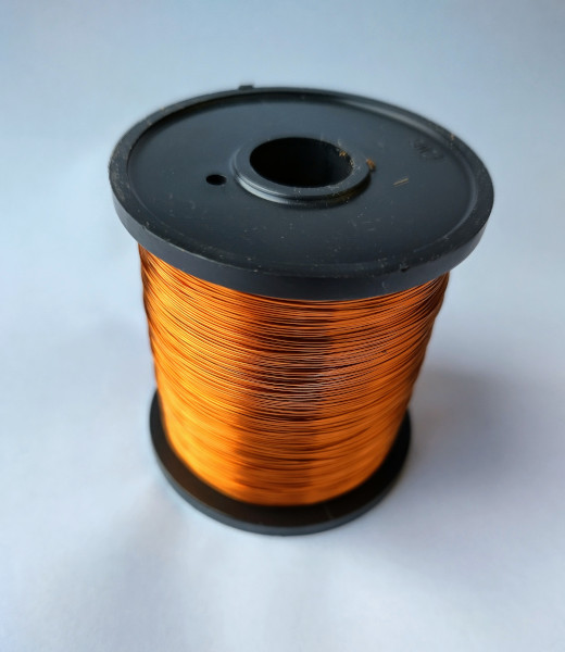 500g 0.315mm AMBER coloured Enamelled Copper