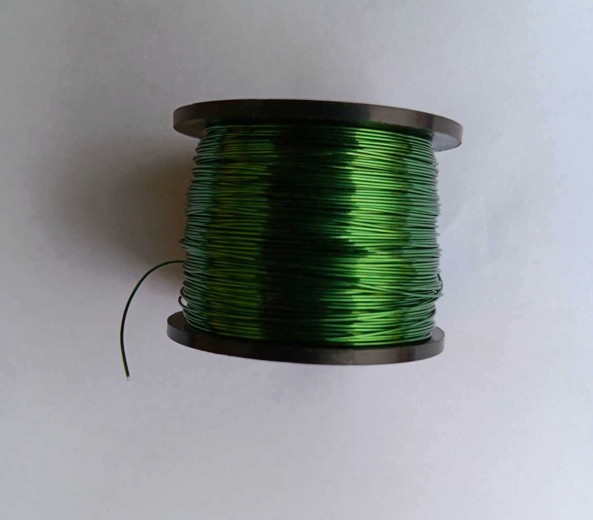 125g 0.6mm GREEN Colour Enamelled Copper Wire