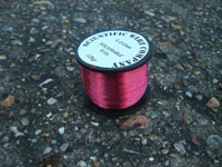 125g 0.212mm Solderable Enamelled Copper Wire PINK