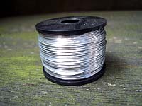 50g 0.45mm Bare Aluminium Wire (approx. 116 Metres)