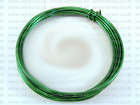 3 Metre Coil 2mm GREEN Colour Aluminium Craft Wire