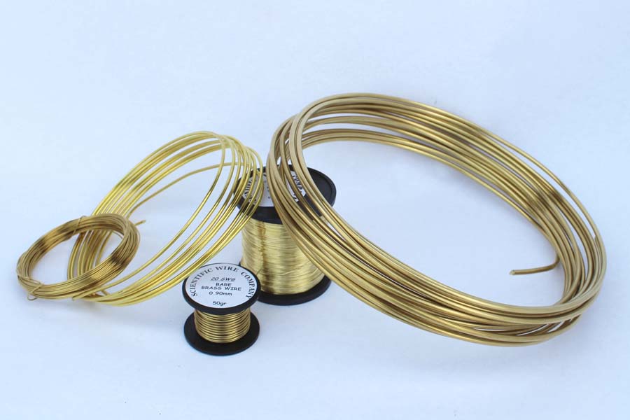 5 Metre Coil 1.5mm BARE Brass Wire