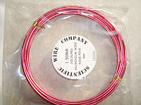 3 Metre Coil 1.5mm CA1520 Rose Colour Aluminium Craft Wire