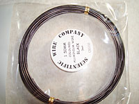 3 Metre Coil 2mm Black Colour Aluminium Craft Wire