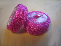 1 Metre 10mm Wide 0.1mm Knitted BABYPINK