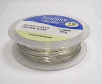 500g 0.8mm Soft Silver Plated Copper Wire TARNISH RESISTANT (111 Metres)