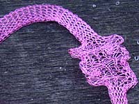 3 Metre 10mm Wide 0.1mm Knitted BABYPINK