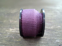 1 Metre 0.1mm 3010 Dark Purple Knitted Craft Wire (15mm Wide Tube)
