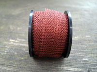 3 Metres 0.1mm 3012 Mid Brown Knitted Craft Wire (15mm Wide Tube)