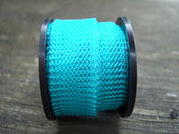 3 Metres 0.1mm 3104 Supa Green Knitted Craft Wire (15mm Wide Tube)