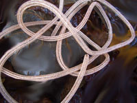 1 Metre 3mm Diameter Knitted Copper Wire ROSE GOLD Colour