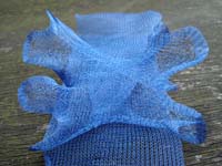 1 Metre 85mm Wide Tight Knitted 0.1mm 3101 Supa Blue Craft Wire