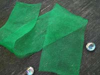 1 Metre 85mm Wide Tight Knitted 0.1mm 3120 Supa Emerald Craft Wire