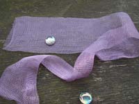 1 Metre 85mm Wide Tight Knitted 0.1mm 3124 Supa Lilac Craft Wire