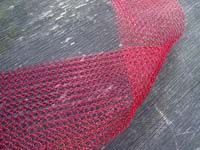 1 Metre 85mm Wide Coarse Knitted 0.2mm 3022 Cherry Red Craft Wire