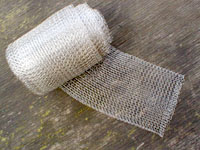 1 Metre 85mm Wide Coarse Knitted 0.2mm 30SS Stainless Steel Wire