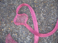 1 Metre 85mm Wide Medium Knitted 0.1mm 3007 BRIGHT VIOLET Coloured Copper Wire