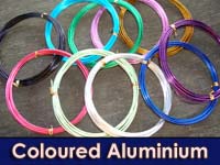 0.20mm - 1.00mm COLOURED ALUMINIUM WIRE