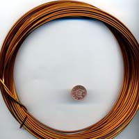 500g Coil 2mm Gold Enamelled Copper Wire