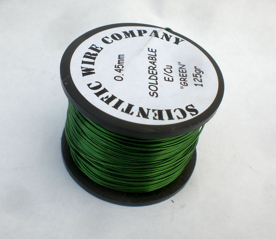 100g 0.4mm GREEN Coloured copper Wire (90 Metres)