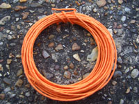 7 Metres ORANGE Coloured PAPER Covered FLORIST Wire